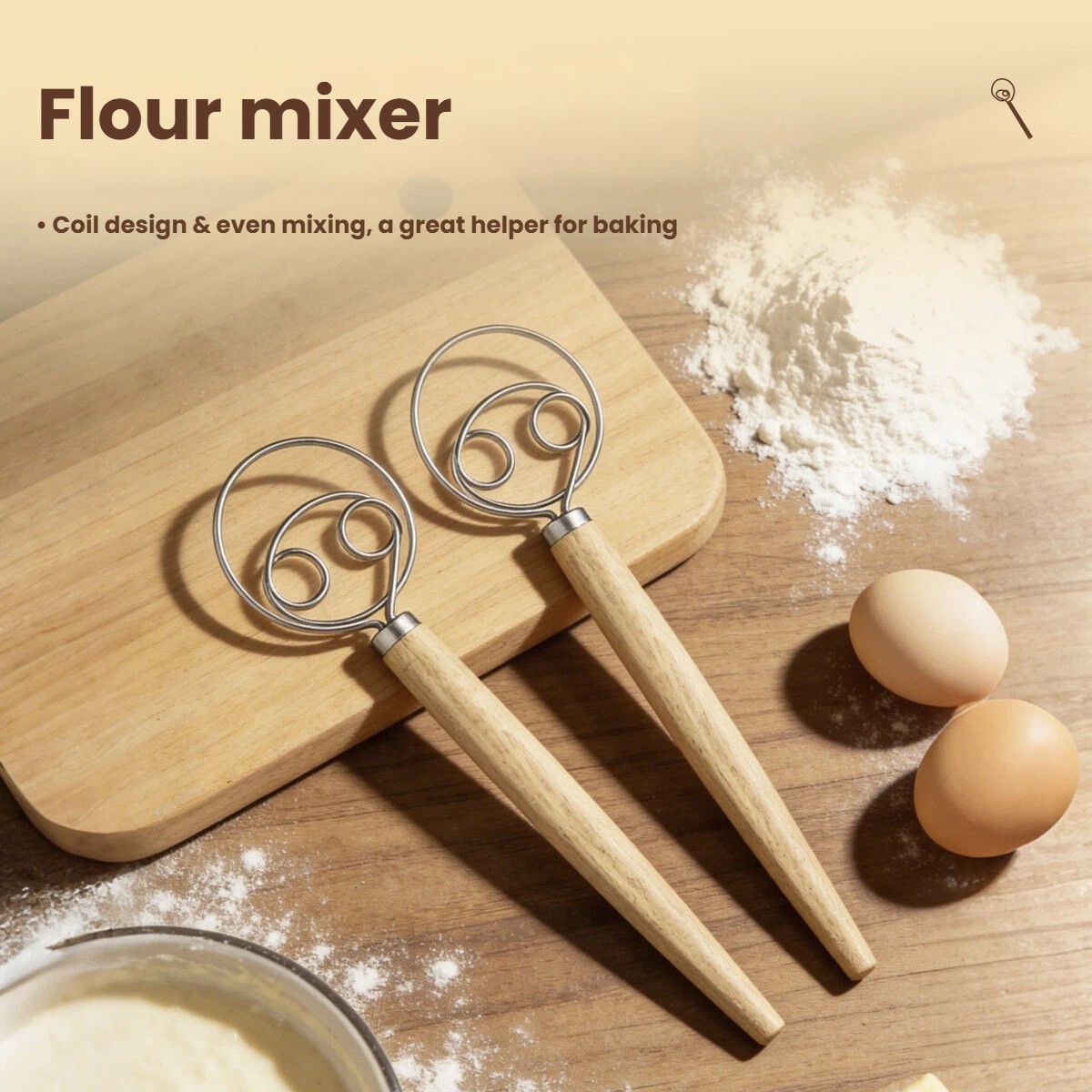 Hamur Çırpıcısı Büyük Ahşap Sa - Danish Pancake Pan incelemesi ve fiyatı